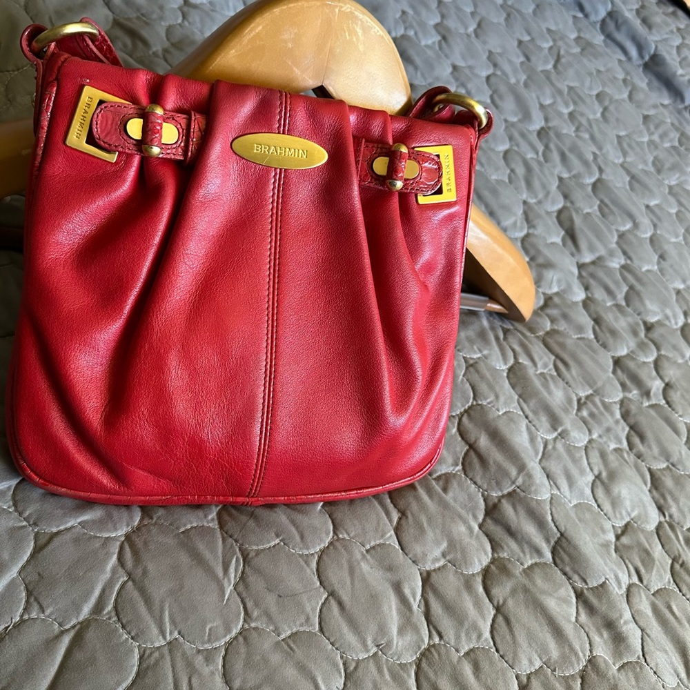 Brahmin Soft Leather Crossbody Bag EUC Vintage